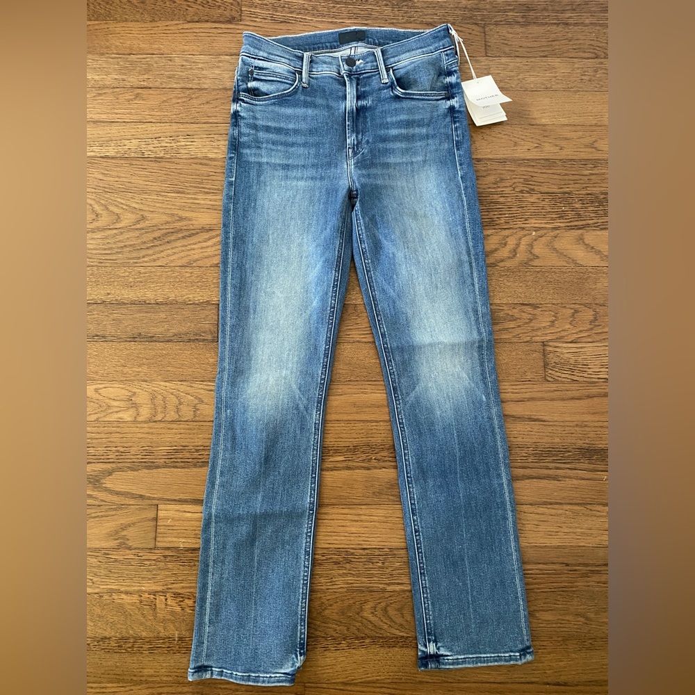 MOTHER Women’s Mis Rise Dazzler Ankle Jean in Size 25